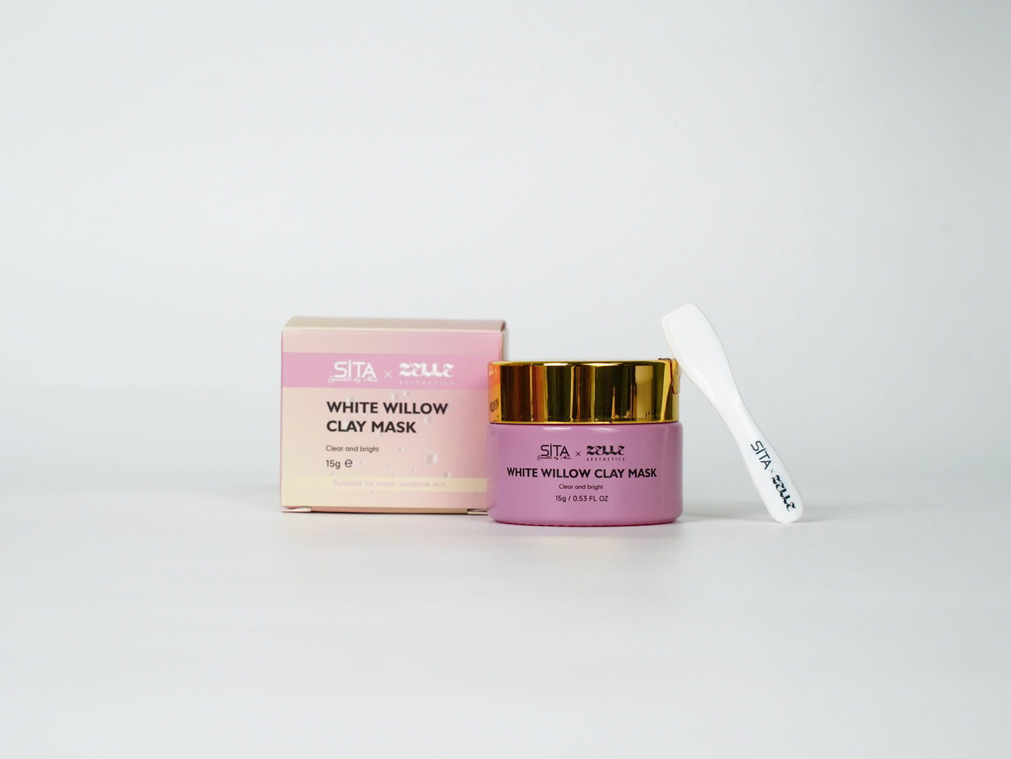 White willow clay mask-travel size