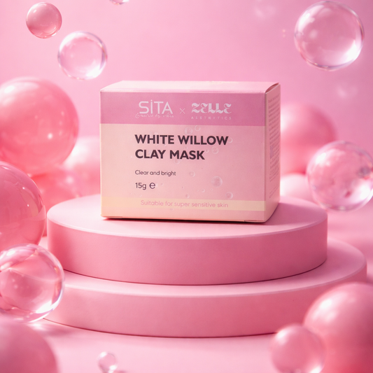 White willow clay mask-travel size