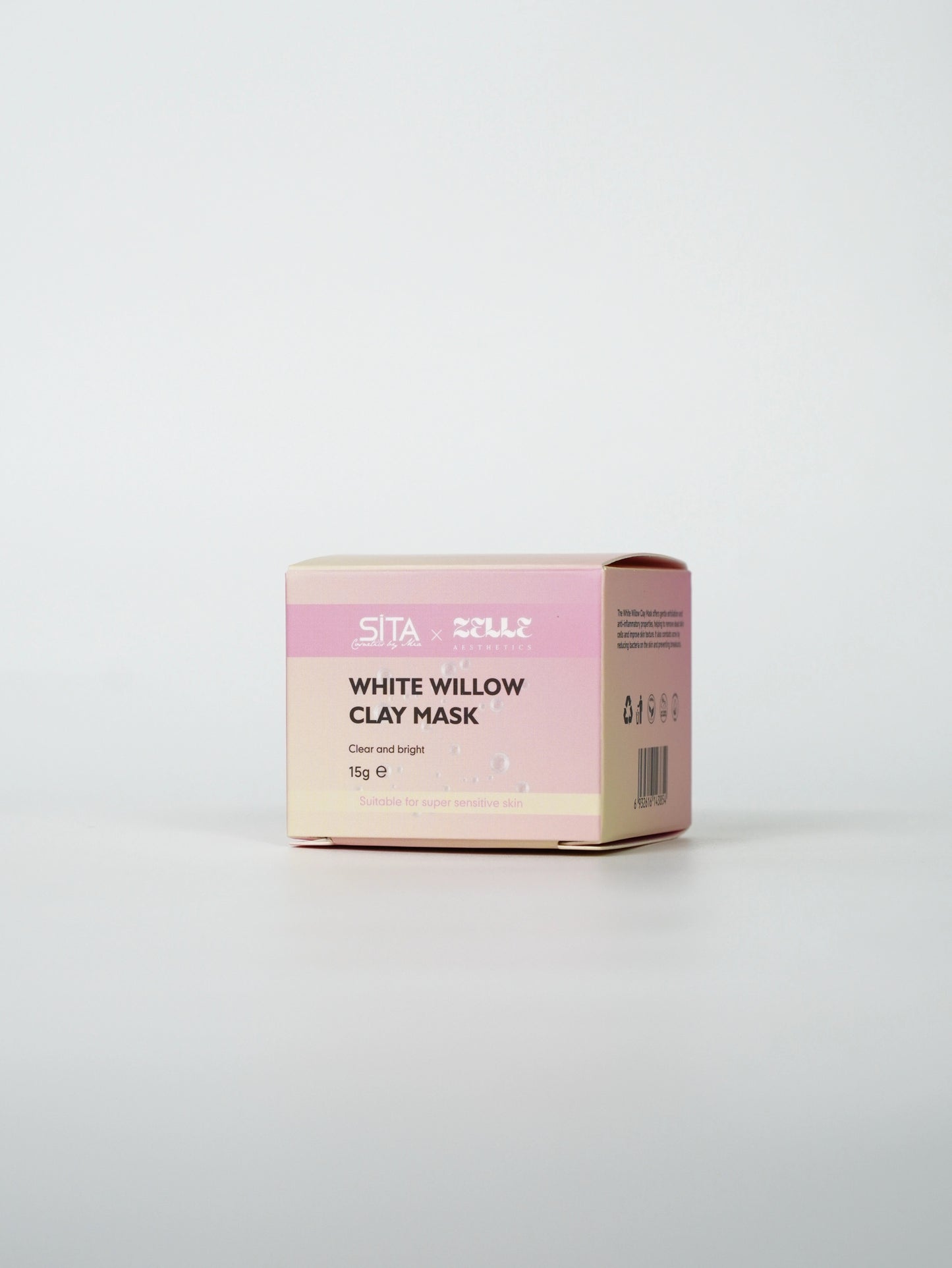 White willow clay mask-travel size